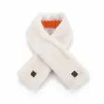 وشاح تدفئة كھربائي -أبيض – أناقة ودفء في وقت واحد