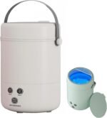 غسالة كهربائية صغيرة الحجم ، لغسل الجوارب الملابس الداخلية ، سهل الاستخدام وسريع ، 5 لتر ، شاحن - Image 3