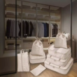 مجموعة تنظيم السفر 7 قطع - لتخزين الأغراض بشكل مرتب وأنيق - الصورة 2