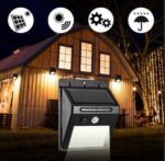 مصباح شمسي بحساس حركة - للإضاءة الخارجية الموفرة للطاقة - الصورة 2
